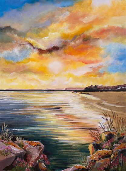 Blessed with Gold. Original Painting.