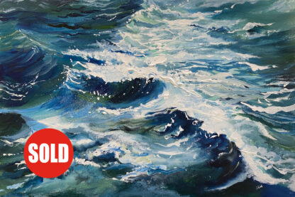 Fresh Foaming. Original Painting.