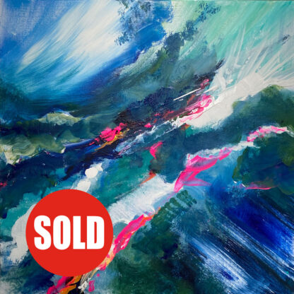 Daily Commute. Original Painting.
