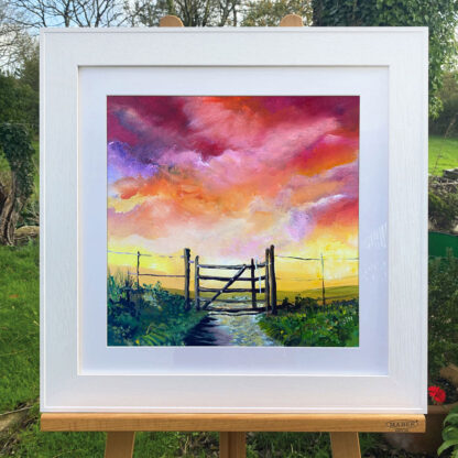 Path 2 the West. Original Painting. - Image 2