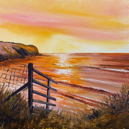 Over the Gold. Original Painting.