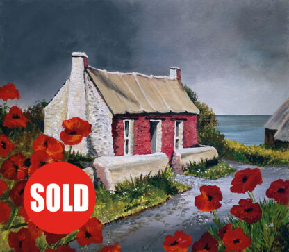 Poppy Glories. Original Painting.