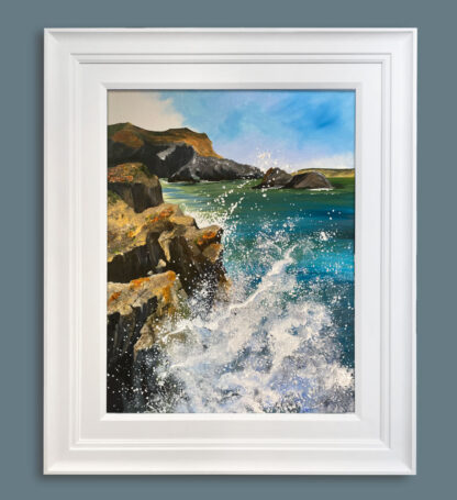 Coastal Splash Original Painting. - Image 2
