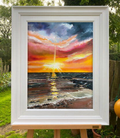 Soft Night Falling. Original Painting. - Image 2