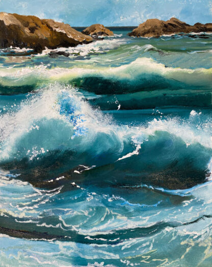 Tumble and turn. Original Painting.