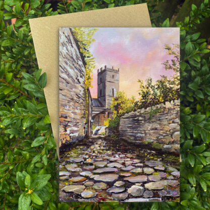 The Bishop's Steps. Greetings card.