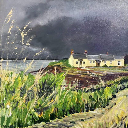 Summer Storm (plein air piece). Original Painting.
