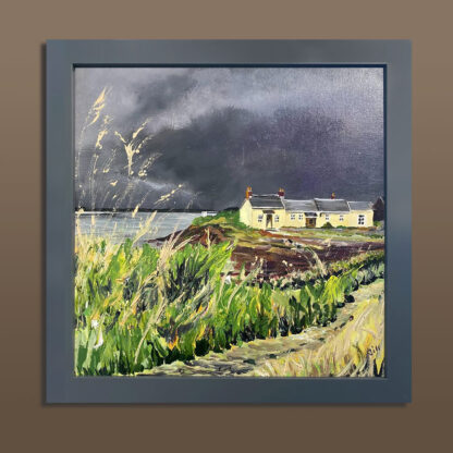 Summer Storm (plein air piece). Original Painting. - Image 2