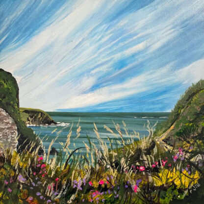 Five Hundred Year View (plein air piece). Original Painting.