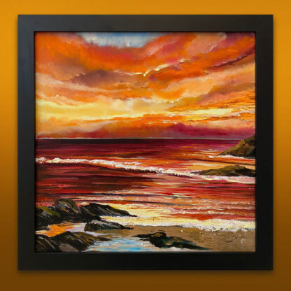 Red Sky at Night. Original Painting. - Image 2
