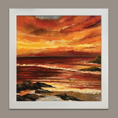 Red Sky at Night. Original Painting. - Image 2