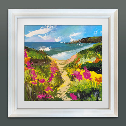 'To the Beach!'  Original Painting. - Image 2