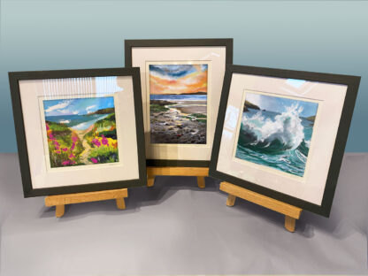 The Red Stone. Special edition small framed, signed Giclée print. - Image 2