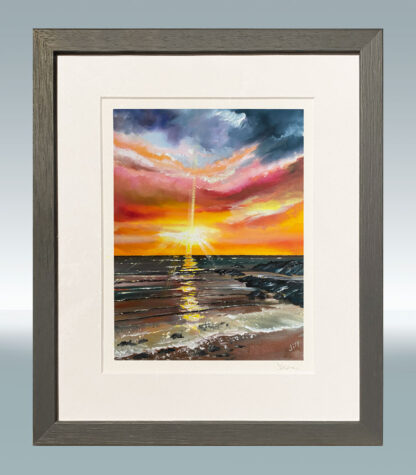 Soft Night Falling. Special edition small framed, signed Giclée print.