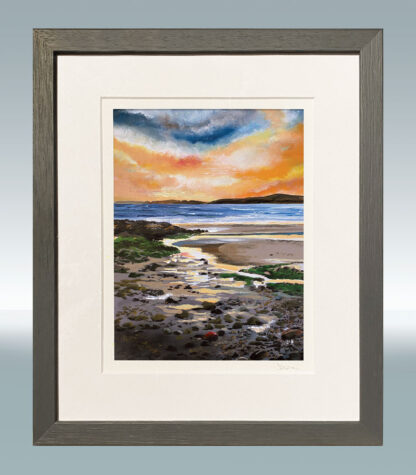 The Red Stone. Special edition small framed, signed Giclée print.
