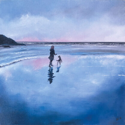 'Go on Mum, Throw it!'  Original Painting