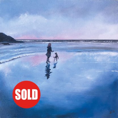 'Go on Mum, Throw it!'  Original Painting