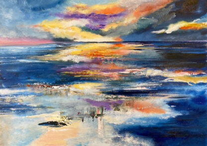 'Nightpools'  Original Painting - Image 3