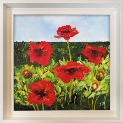 'Cyder's Poppies'  Original Painting - Image 2