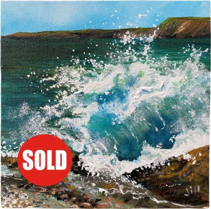 'Wave Crash'  Original Painting.