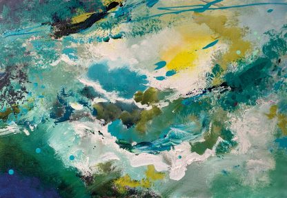 'Coming Up for Air'  Original Painting.