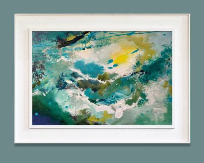 'Coming Up for Air'  Original Painting. - Image 2