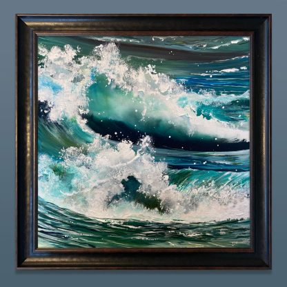 'Wave after Wave'  Original Painting. - Image 2