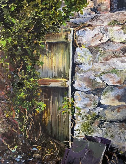 'Door to the Past'  Original Painting - Image 3