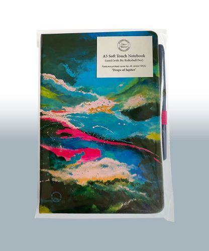 'Drops ofJupiter' A5 Soft Touch Notebook and BIC GripRoller Ballpen - Image 2