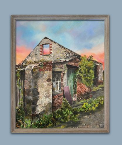'Of Sunsets and Stones'  Original Painting - Image 2