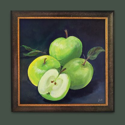 'Green Apples'  Original Painting) - Image 2