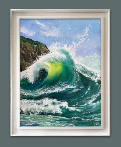 'Curl and Splash'  Original Painting - Image 2