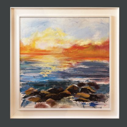 'May Angels Wings Surround You with Love' Original Painting - Image 2
