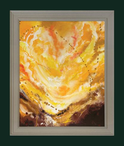 'May Angels Wings Surround You with Love' Original Painting - Image 3