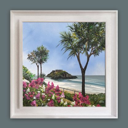 'Tenby Trees' Original Painting. - Image 2