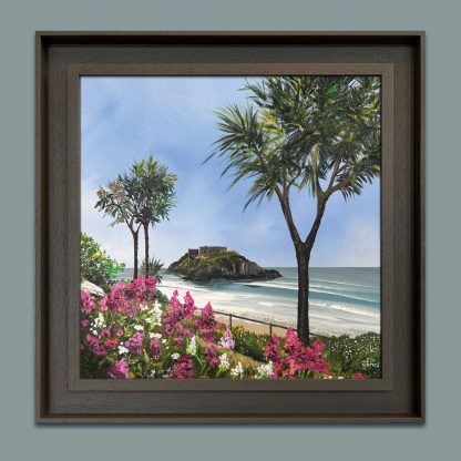 'Tenby Trees' Original Painting. - Image 2