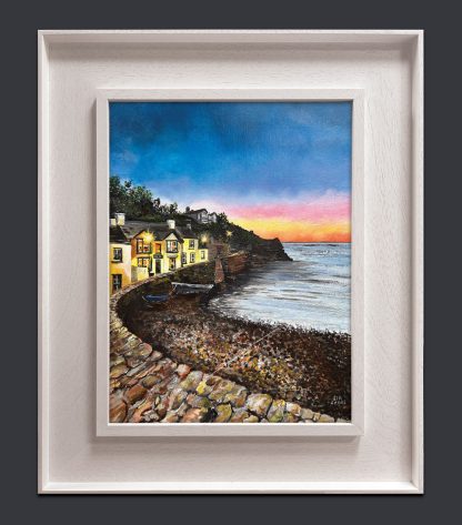 'Swan Sunset' Original Painting. - Image 2