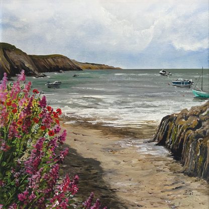 'Pink and Peaceful'. Original Painting.