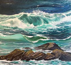 Welsh seascape art - "Everlasting"